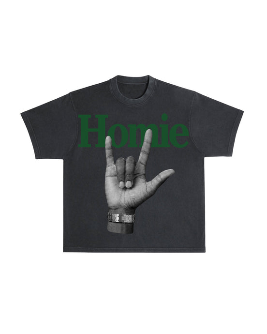 Homie Graphic T-Shirt – Black