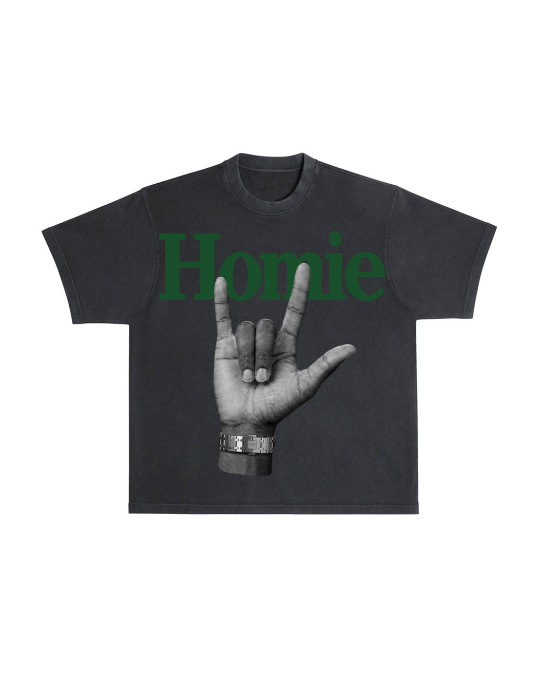 Homie Graphic T-Shirt – Black